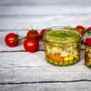 Słoik TO 235 ml z kolorową zakrętką fi82 - 6szt.