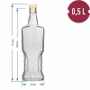 Butelka Kredensowa 0,5 L z korkiem
