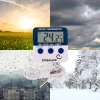 Stacja pogodowa – elektroniczna, sonda, biała