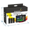 Stacja pogodowa RCC – elektroniczna, podświetlana, bezprzewodowa, 3 czujniki, czarna