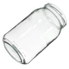 Słoik TO 900 ml z zakrętką złotą fi 82/6 - 6 szt.