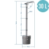 Destylator modułowy 30 L z głowicą typu Aabratek - elektryczny