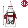 Balon do wina lekki, nietłukący, z szelkami, 20 L