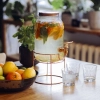 Słoik z kranikiem 3,8 L na stojaku