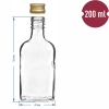 Butelka na nalewki piersiówka z zakr 200 ml 10 szt