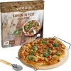 Kamień do pizzy z uchwytem i nożykiem, z kordierytu, okrągły 33 cm