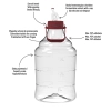 Balon do wina lekki, nietłukący z uchwytem, 20 L