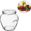 Słoik TO Amfora 580 ml z zakrętką kolorową fi82/6-6szt.