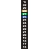 Termometr ciekłokrystaliczny (+16C do +30C) 13cm