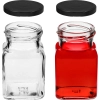 Zestaw 12 x słoik 150 ml + 30 etykiet do oznaczania przypraw