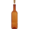Butelka na wino 0,75 L brązowa - zgrzewka 8szt.