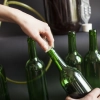Butelka na wino 0,75 L zielona - zgrzewka 8 szt.