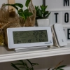 Stacja pogodowa RCC, DCF – elektroniczna, bezprzewodowa, podświetlana czujnik, biała