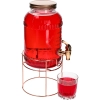 Słoik z kranikiem 3,8 L na stojaku