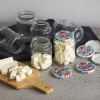 Słoik TO 720 ml z zakrętką kolorową fi 82/6 - 6 szt.