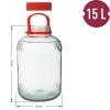 Słoik 15 L z plastikową pokrywą
