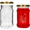Słoik TO 300 ml z nadrukiem - mix owoców i zakrętką fi66/4 - 3 szt.