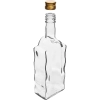 Butelka Klasztorna 500 ml, z zakrętką, biała - 6szt.