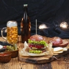 Prasa do hamburgerów - aluminiowa, średnica 12 cm