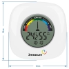 Stacja pogodowa – elektroniczna, bezprzewodowa, biała