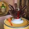Butelka na wino 0,75 L brązowa - zgrzewka 8szt.