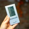 Stacja pogodowa – elektroniczna, sonda, biała