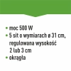 Suszarka do grzybów, owoców, warzyw i ziół z regulacją temp, 500W