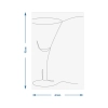 Etykiety samoprzylepne 60 x 90 mm na butelki, nalewkę, alkohol, wódkę - 20 szt.