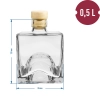 Komplet butelek do nalewek Bruno 0,5 L - 2szt