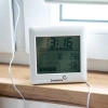 Stacja pogodowa – elektroniczna, podświetlana, sonda, biała