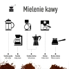 Ręczny młynek do kawy z regulacją - stalowy