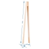 Szczypce drewniane 17 cm