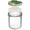 Słoik 350 ml z zakrętką i dociskiem - 6 szt.
