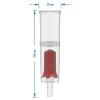 Pochłaniacz zapachu fermentacyjnego + rurka fermentacyjna cicha + węgiel aktywny kokosowy 200 g