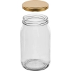 Słoik TO 900 ml z zakrętką złotą fi 82/6 - 6 szt.