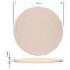 Kamień do pizzy okrągły, wykonany z kordierytu, średnica 33 cm