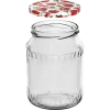 Słoik TO 720 ml z zakrętką kolorową fi 82/6 - 6 szt.