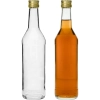 Butelka 500 ml na wódkę prosta z zakrętkami - 8 szt.