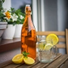 Butelka szklana 1 L z hermetycznym zamknięciem - w różnych kolorach