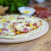 Kamień do pizzy okrągły, wykonany z kordierytu, średnica 33 cm
