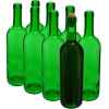 Butelka na wino 0,75 L zielona - zgrzewka 8 szt.