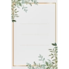 Etykiety samoprzylepne 60 x 90 mm na butelki, słoiki, prezenty wzór florystyczny - 20 szt.