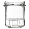 Słoik 350 ml z zakrętką i dociskiem - 6 szt.