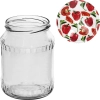 Słoik TO 720 ml z zakrętką kolorową fi 82/6 - 6 szt.