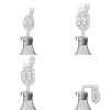 Korek do balonu fi 37/41 mm z zamknięciem