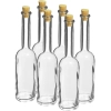 Butelka na nalewkę 100 ml 6 szt.+ 6 korków