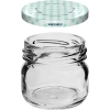 Słoik twist-off 30 ml kolorową zakrętką fi 43 - 10 szt.
