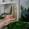 Termometr pokojowy ze złotą skalą (-10C do +50C) 16cm