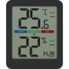 Termometr elektroniczny pokojowy, czarny