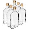 Butelka Piersiówka 500 ml z zakrętką, 6 szt.